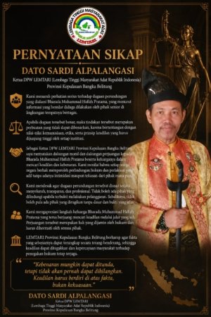 LEMTARI Babel Desak Dugaan Perundungan Bharada Hafizh Diusut Tuntas, Tegaskan Keadilan Harus Berdiri di Atas Fakta
