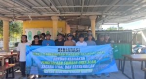 Aliansi Penambang Rakyat Bateng Deklarasi Komitmen Jaga Kondusivitas Wilayah