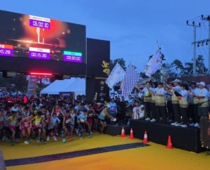 Semarak HUT Bhayangkara Ke 80, Ribuan Pelari Meriahkan Bhayangkara Babel Run 2026