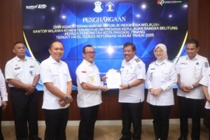 Kemenkum RI Anugerahi Pangkalpinang Predikat AA, Wali Kota Saparudin: Motivasi Tingkatkan Pelayanan Hukum
