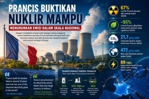 Prancis Jadi Bukti Nyata: Energi Nuklir Mampu Wujudkan Listrik Bersih Skala Nasional