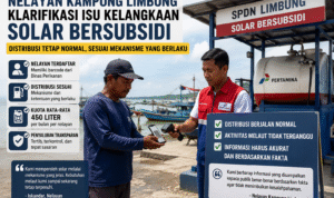 file_0000000021d471fa97dd3eec9df574bc KBOBABEL.COM (MENTOK, BANGKA BARAT) – Sejumlah nelayan di Kampung Limbung, Kelurahan Tanjung, Kecamatan Mentok, Kabupaten Bangka Barat, menyampaikan klarifikasi terkait pemberitaan yang menyebutkan adanya kesulitan nelayan dalam memperoleh solar bersubsidi di Stasiun Pengisian Bahan Bakar Nelayan (SPDN) setempat. Senin (15/6/2026)