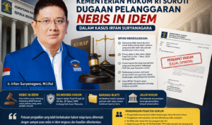 KBOBABEL.COM (JAKARTA) – Kementerian Hukum Republik Indonesia melalui Badan Pembinaan Hukum Nasional (BPHN) memberikan tanggapan resmi atas pengaduan dan permohonan perlindungan hukum yang diajukan Ir. Irfan Suryanagara, M.I.Pol., terkait dugaan kriminalisasi hukum yang menurutnya dialami dalam perkara yang saat ini sedang berproses. Selasa (16/6/2026).