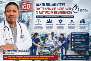 KBOBabel.Com - Bangka Belitung - (Pendahuluan) Perkembangan pelayanan kesehatan modern telah mengubah paradigma pelayanan rumah sakit secara signifikan. Rumah sakit tidak lagi hanya dituntut menyediakan sarana, prasarana, dan tenaga kesehatan yang memadai, tetapi juga harus mampu memberikan pelayanan yang cepat, tepat, aman, dan berkesinambungan selama 24 jam