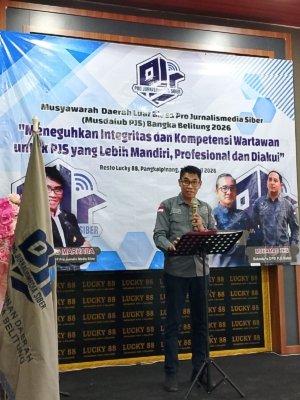 Mahmud Marhaba Resmi Buka Musdalub PJS Babel, Ade Agustina: PJS Mitra Strategis Pemasyarakatan
