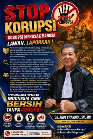 Korupsi Triliunan dan Emas Berton-ton, Andy Chandra Ingatkan Bahaya Hilangnya Kepercayaan Publik