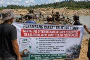 Sudah Menunggu Tiga Tahun, Penambang Belitung Timur Minta IPR Segera Diterbitkan Secara Bersamaan