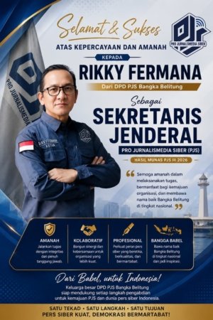 Ketua DPD PJS Babel Apresiasi Kepercayaan kepada Rikky Fermana dan Sofian Masuk Jajaran DPP PJS