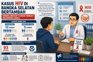 Kasus HIV di Bangka Selatan Bertambah, Dinkes Ungkap 7 Kasus Terkait Kelompok LGBTQ