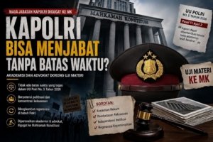 Kapolri Bisa Menjabat Tanpa Batas Waktu? Akademisi dan Advokat Dorong Uji Materi ke MK