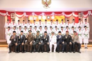 30 Paskibraka Babel Resmi Dikukuhkan, Siap Tunaikan Amanah Mengibarkan Sang Merah Putih