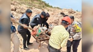 Tambang Ilegal di Merabok Ditertibkan, 11 Mesin Penyemprot dan 4 Dompeng Diamankan