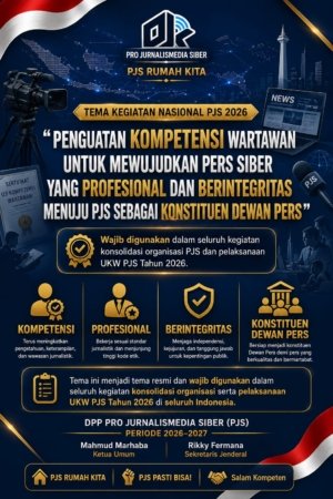 Mahmud Marhaba dan Rikky Fermana Tegaskan Komitmen PJS: Wartawan Kompeten, Pers Siber Berintegritas