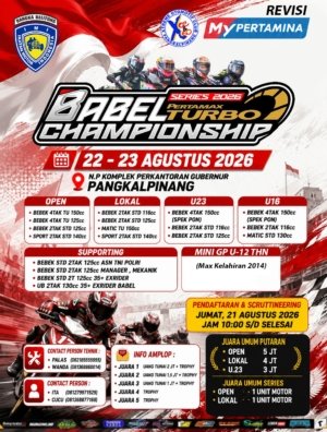 IMI Babel dan Xtreme Otomotif Club Gelar Road Race Nasional di Depan Kantor DPRD Babel