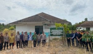 Lahan PT RBA di KIS Sadai Dieksekusi, PN Sungailiat Pasang Plang Sita