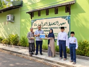PT TIMAH Peduli Pendidikan Keagamaan, Pesantren Tahfizhul Qur’an Permata Belitung Terima Bantuan Sarana Belajar