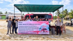 PT TIMAH Gelar Layanan Kesehatan Gratis, 109 Warga Air Rayak Jalani Pemeriksaan