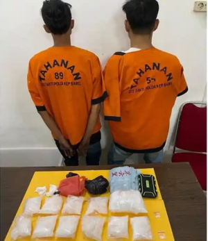 Polda Babel Tangkap 2 Residivis Bawa 1,5 Kg Sabu di Merawang, Jaringan Diburu