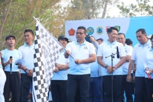 Meriahkan HUT ke-81 TNI, Fery Afriyanto Lepas Peserta TNI Babel Run 2026