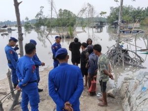 7 TI Sebu-Sebu Disetop! Satpolairud Polres Bangka Tertibkan Tambang Timah di DAS Kampung Pasir