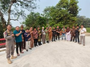 Tanggapan Tokoh Masyarakat Peresmian Jembatan Garuda Merah Putih Dusun 1 Desa Pantai Cermin “Terima Kasih Pak Presiden, Negara Hadir di Desa Kami”