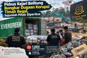 Pidsus Kejari Belitung Bongkar Dugaan Korupsi Timah Ilegal, Sejumlah Pihak Diperiksa
