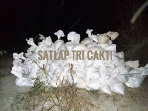 175 Karung Timah Rp1,4 Miliar Mengendap Dini Hari di Pantai Munsang, Siapa Pemilik dan Siapa Penunggunya?