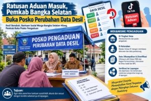 Ratusan Aduan Masuk, Pemkab Bangka Selatan Buka Posko Perubahan Data Desil