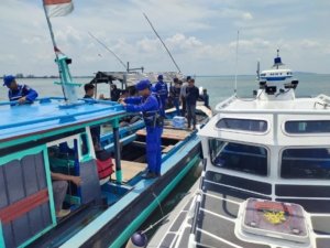 Tak Ada Tambang Beroperasi, Polisi Pantau Ponton di Teluk Kelabat dan Tembelok-Keranggan