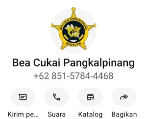 Berita Terbit Baru Dijawab, Respons Humas Bea Cukai Pangkalpinang Jadi Sorotan