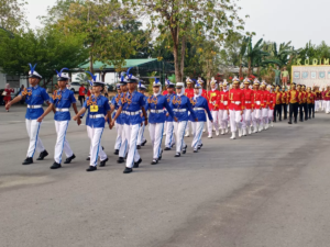 HUT ke-81 TNI, Pelajar Pangkalpinang Unjuk Kekompakan di Lomba PBB Piala Panglima