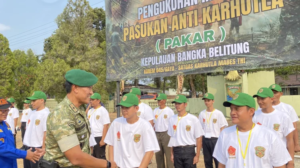75 Relawan Pakar Dikukuhkan, Danrem 045/Gaya Minta Gerak Cepat Deteksi Titik Api