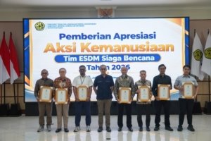 Kepedulian PT TIMAH untuk Korban Gempa NTT Berbuah Penghargaan dari Kementerian ESDM