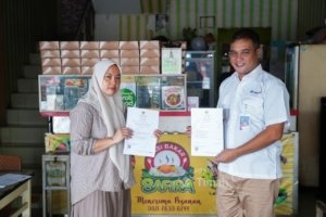 PT TIMAH Fasilitasi Sertifikasi Halal, UMKM Nasi Bakar Safira Makin Dipercaya Konsumen