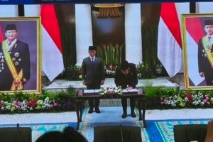 Sertijab Menlu RI Digelar, Arrmanatha Nasir Resmi Gantikan Sugiono