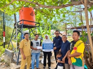 Kepedulian PT TIMAH untuk Warga Lalang, Sumur Bor Kembali Berfungsi dan Pasokan Air Bersih Terbantu