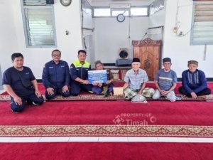 Setelah Puluhan Tahun Belum Direnovasi, Masjid Al Fatah Beltim Kini Dapat Dukungan PT TIMAH