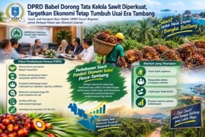 DPRD Babel Dorong Tata Kelola Sawit Diperkuat, Targetkan Ekonomi Tetap Tumbuh Usai Era Tambang