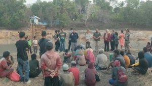 Geger! Tambang Timah Ilegal Ditemukan di Sumber Air SPAM Bahar, Satpol PP Basel Turun Tangan