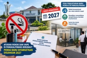 Aturan Rokok dan Vape di Pangkalpinang Berubah? Perda Baru Ditargetkan Disahkan 2027