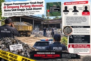 Dugaan Penampungan Timah Ilegal di Simpang Perlang Mencuat, Nama SAM hingga Soleh Disorot