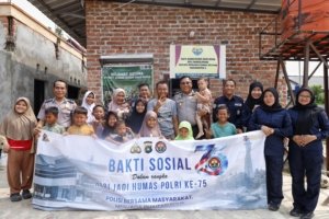 Sambut Hari Jadi Humas Polri Ke 75, Humas Polda Babel Gelar Baksos Di Panti Asuhan Muara Kasih Bunda