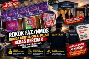 Siapa yang Membiarkan Rokok Faz/NMos Beredar? Dugaan Cukai Palsu, Gudang, dan Distribusi Harus Dibongkar