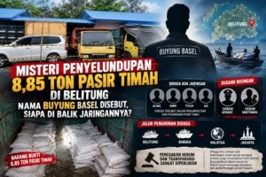 Misteri Penyelundupan 8,85 Ton Pasir Timah di Belitung, Nama Buyung Basel Disebut, Siapa di Balik Jaringannya?