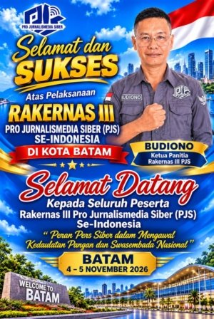 Peserta Rakernas III PJS Mulai Berdatangan ke Batam, Ketua Panitia Budiono: Selamat Datang Insan Pers Nusantara