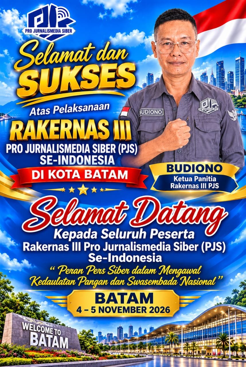 Peserta Rakernas III PJS Mulai Berdatangan ke Batam, Ketua Panitia Budiono: Selamat Datang Insan Pers Nusantara